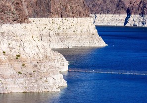 Lake Mead experiencing significant water loss.